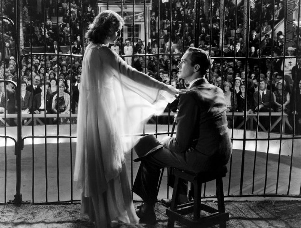 Barbara Stanwyck and David Manners in The Miracle Woman (1931)